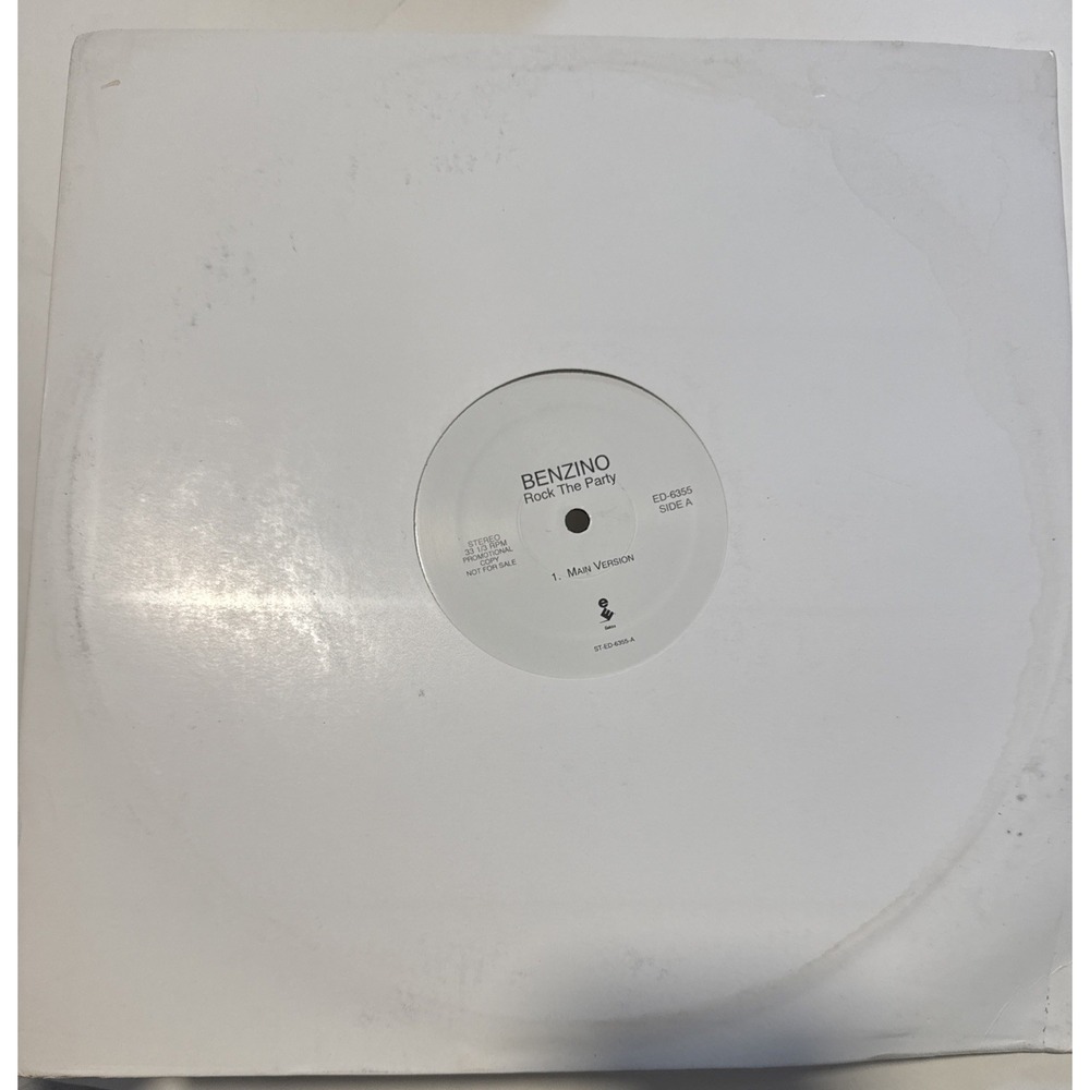 Benzino - Rock The Party 12" PROMO Single  2003 Hip-Hop Vinyl Record
